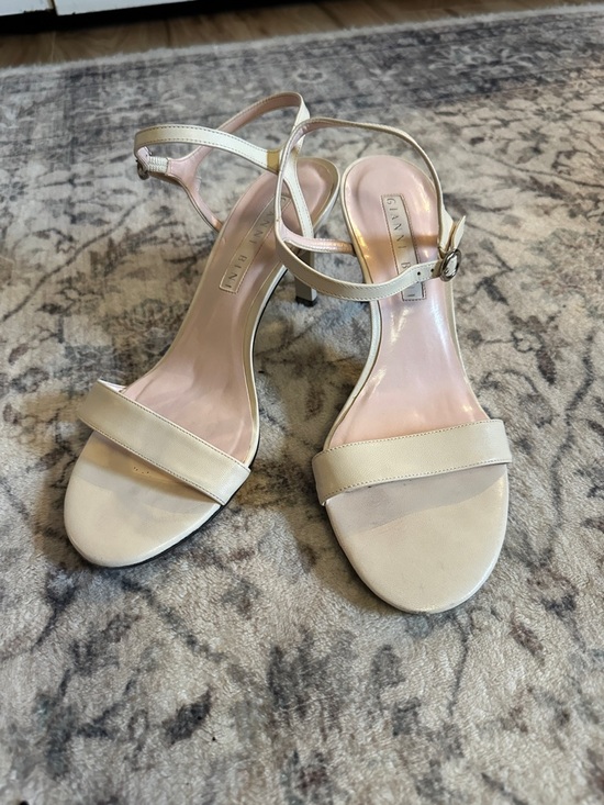 Gianni Bini Shoes - Gianni Bini Ivory Ankle-Strap Heels